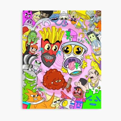 Aqua Teen Hunger Force Pure Chaos Pink Swirl Poster