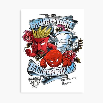 Aqua Teen Hunger Force Group Sailor Tattoo Portrait Poster
