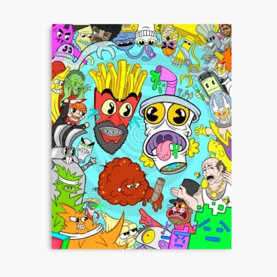 Aqua Teen Hunger Force Pure Chaos Blue Swirl Poster