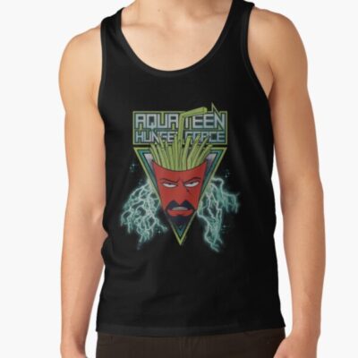 Aqua Teen Hunger Force Frylock Lightning Box Up Tank Top
