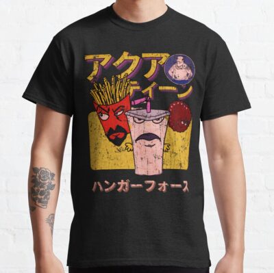 Aqua Teen Hunger Force Japan Vintage Look Fan Art Design T-Shirt