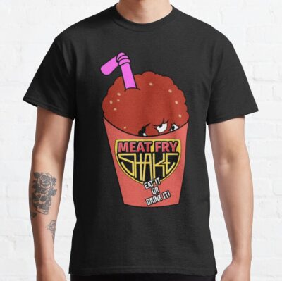 Meat Fry Shake Aqua Teen Hunger Force Graphic T-Shirt