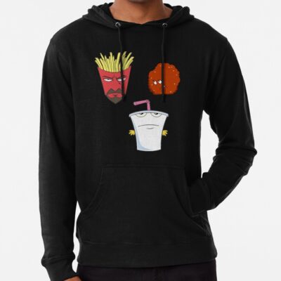 Aqua Teen Hunger Force Frylock Meatwad Master Shake Character Decal Print Hoodie