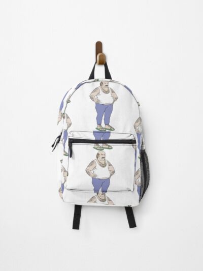 Aqua Teen Hunger Force Carl Angry Wearing Sandals Backpack