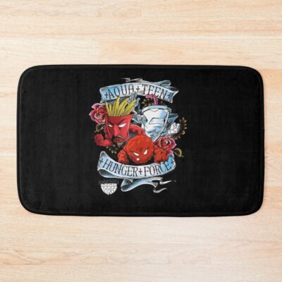 Aqua Teen Hunger Force Group Sailor Tattoo Portrait Essential Bath Mat