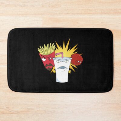 Aqua Teen Hunger Force Black Bath Mat
