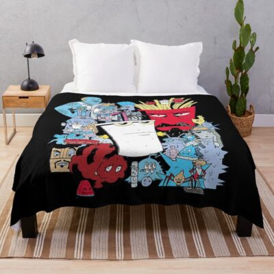 Aqua Teen Hunger Force Vintage Throw Blanket