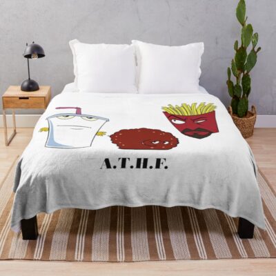 Athf Aqua Teen Hunger Force Throw Blanket