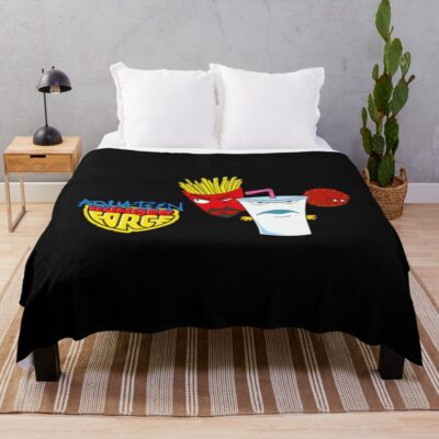 Frylock Master Shake Meatwad 1 Throw Blanket
