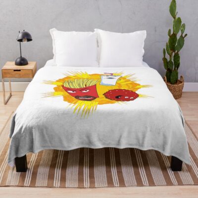 Bamm Aqua Teen Hunger Force Throw Blanket