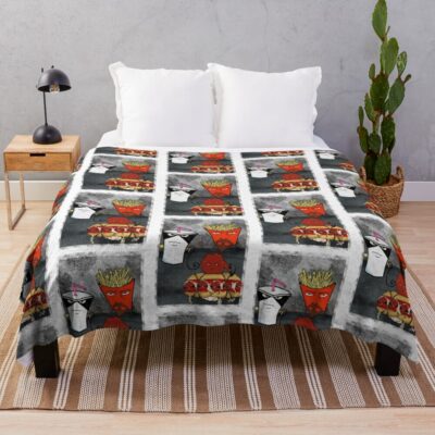 Aqua Teen Force Throw Blanket