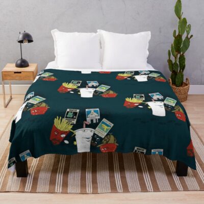 Aqua Teen Hunger Throw Blanket