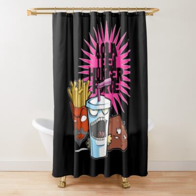 Aqua Teen Hunger Force Stop Meal 1 Shower Curtain