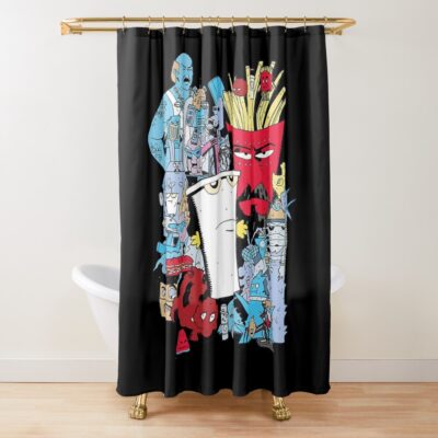 Aqua Teen Hunger Force Cool Design Shower Curtain