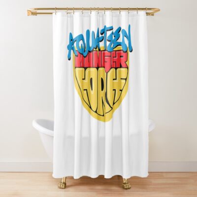 Aqua Teen Hunger Force Logo Oversized Shower Curtain