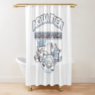 Aqua Teen Hunger Force Group Shot Action Pose Shower Curtain