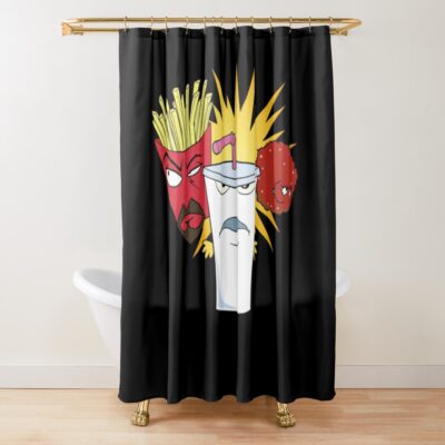 Bammm Aqua Teen Hunger Force Shower Curtain