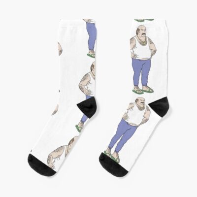 Aqua Teen Hunger Force Carl Angry Wearing Sandals Socks