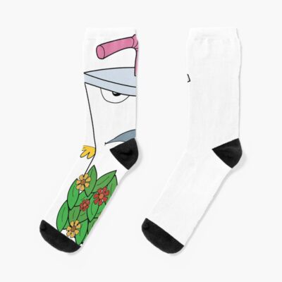 Master Shake In Leaves Aqua Teen Hunger Force Socks