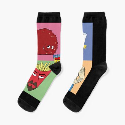 Iconic Aqua Teen Hunger Force Socks