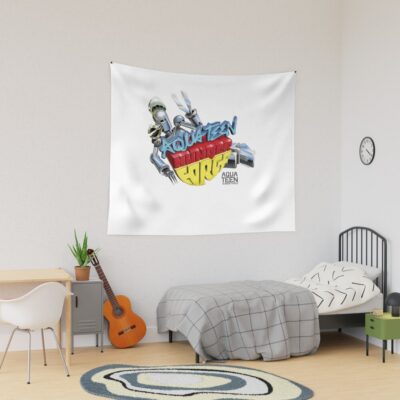 Aqua Teen Hunger Force Future Ghost Flying Logo Tapestry