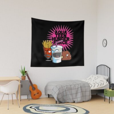 Aqua Teen Hunger Force Stop Meal 1 Essential Tapestry